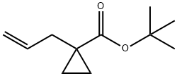 tert-Butyl 1-allylcyclopropanecarboxylate 구조식 이미지