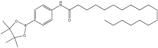 N-[4-(Tetramethyl-1,3,2-dioxaborolan-2-yl)phenyl]octadecanamide Structure