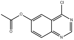 6-ACETOXY-4-클로로퀴나졸린 구조식 이미지