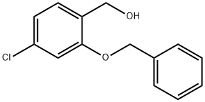 (2-(benzyloxy)-4-chlorophenyl)methanol Structure