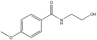 N-(2-Hydroxyethyl)-4-methoxybenzamide Structure