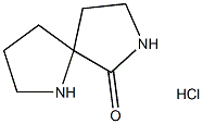 1,7-Diazaspiro[4.4]nonan-6-one hydrochloride 구조식 이미지