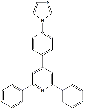 4'-(4-(1H-imidazol-1-yl)phenyl)-4,2'6',4''-terpyridine Structure