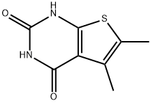 5,6-dimethylthieno[2,3-d]pyrimidine-2,4(1H,3H)-dione Structure