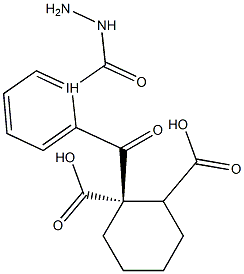 2-{[2-(2-iodobenzoyl)hydrazino]carbonyl}cyclohexanecarboxylic acid Structure