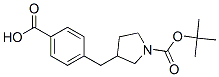 N-Boc-4-(pyrrolidin-3-ylmethyl)benzoic acid 구조식 이미지