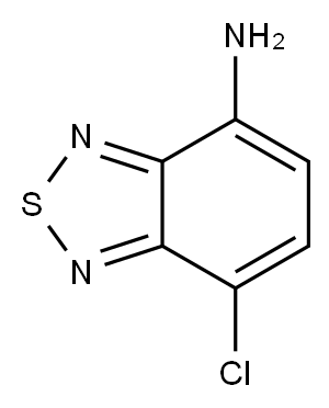 7-chloro-2,1,3-benzothiadiazol-4-amine 구조식 이미지