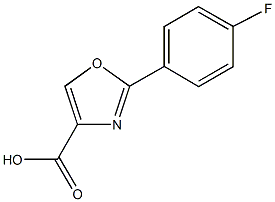 2-(4-Fluorophenyl)-1,3-oxazole-4-carboxylic acid Structure