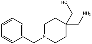 4-(AMINOMETHYL)-1-BENZYL-4-(HYDROXYMETHYL)PIPERIDINE Structure
