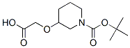 1-Boc-3-Carboxymethoxy-Piperidine Structure