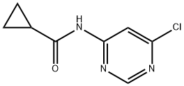 N-(6-chloropyrimidin-4-yl)cyclopropanecarboxamide Structure