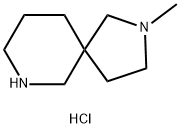 2-Methyl-2,7-diazaspiro[4.5]decane dihydrochloride Structure