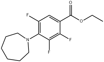 Ethyl 4-azepan-1-yl-2,3,5-trifluorobenzoate 구조식 이미지