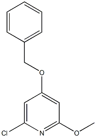 4-(Benzyloxy)-2-methoxy-6-chloropyridine Structure