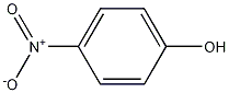 4-Nitrophenol 구조식 이미지