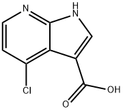 1H-Pyrrolo[2,3-b]pyridine-3-carboxylic  acid,  4-chloro- 구조식 이미지