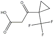 CYCLOPROPANEPROPANOIC ACID, B-OXO-1-(TRIFLUOROMETHYL)- Structure