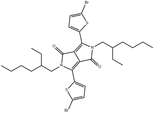 1000623-95-9 3,6-Bis(5-bromo-2-thienyl)-2,5-bis(2-ethylhexyl)-2,5-dihydropyrrolo[3,4-c]pyrrole-1,4-dione