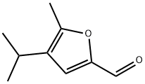 4-isopropyl-5-methylfuran-2-carbaldehyde Structure