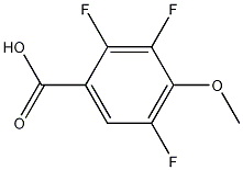 2,3,5-Trifluoro-4-methoxybenzoic acid Structure