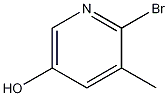 2-Bromo-5-hydroxy-3-methylpyridine Structure