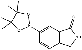 6-(4,4,5,5-tetramethyl-1,3,2-dioxaborolan-2-yl)isoindolin-1-one 구조식 이미지