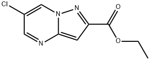 에틸6-클로로피라졸로[1,5-A]피리미딘-2-카르복실레이트 구조식 이미지