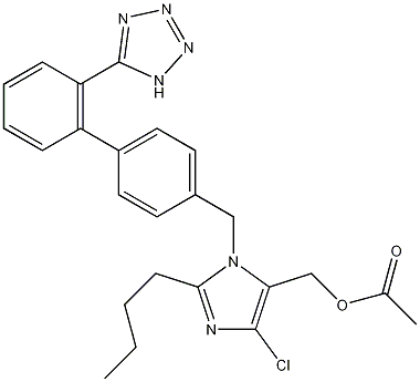 O-Acetyl Losartan 구조식 이미지