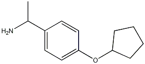 Benzenemethanamine, 4-(cyclopentyloxy)-.alpha.-methyl- 구조식 이미지