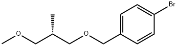 (S)-1-브로모-4-((3-메톡시-2-메틸프로폭시)메틸)벤젠 구조식 이미지