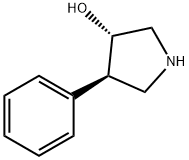 (3S,4R)-4-Phenylpyrrolidin-3-ol hydrochloride Structure