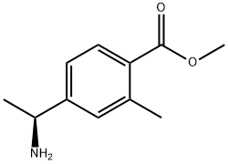Benzoic acid, 4-[(1S)-1-aminoethyl]-2-methyl-, methyl ester Structure