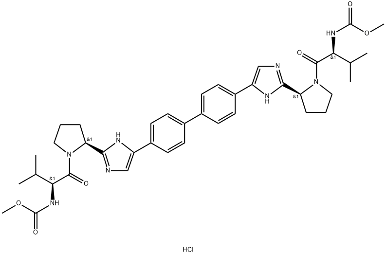 Daclatasvir Dihydrochloride 구조식 이미지