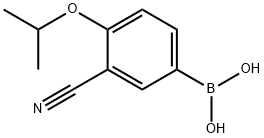 3-cyano-4-isopropoxyphenylboronic acid Structure