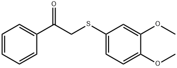 4-Methoxy-alpha-[(3-Methoxyphenyl)thio]Acetophenone Structure