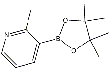 2-methyl-3-(4,4,5,5-tetramethyl-1,3,2-dioxaborolan-2-yl)pyridine 구조식 이미지