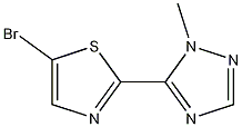 5-(5-Bromothiazol-2-yl)-1-methyl-1H-[1,2,4]triazole Structure