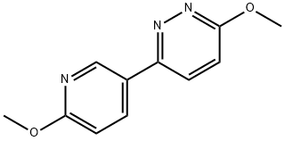 3-메톡시-6-(6-메톡시피리딘-3-일)피리다진 구조식 이미지