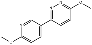 3-methoxy-6-(6-methoxypyridin-3-yl)pyridazine Structure