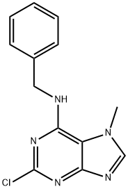2-CHLORO-6-BENZYLAMINO-7-METHYLPURINE Structure