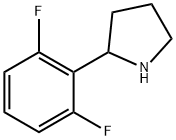 2-(2,6-디플루오로페닐)피롤리딘 구조식 이미지