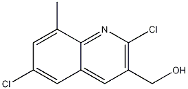 2,6-DICHLORO-8-METHYLQUINOLINE-3-METHANOL Structure