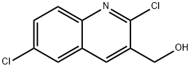 2,6-DICHLOROQUINOLINE-3-METHANOL Structure