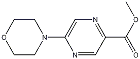 METHYL 5-(4-MORPHOLINYL)-2-PYRAZINECARBOXYLATE Structure