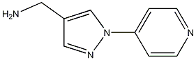 (1-(pyridin-4-yl)-1H-pyrazol-4-yl)methanamine Structure