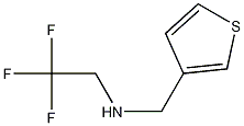 2,2,2-TRIFLUORO-1-THIOPHEN-3-YLMETHYL-ETHYLAMINE Structure