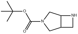 tert-butyl 3,6-diazabicyclo[3.2.0]heptane-3-carboxylate Structure