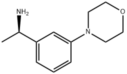 (R)-1-(3-모폴린-4-YL-페닐)-에틸아민 구조식 이미지