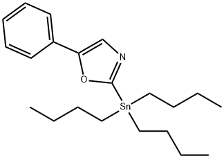 4-페닐-2-(트리부틸스탄닐)-옥사졸 구조식 이미지