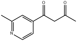 1-(2-메틸-4-피리디닐)-1,3-부탄디온 구조식 이미지